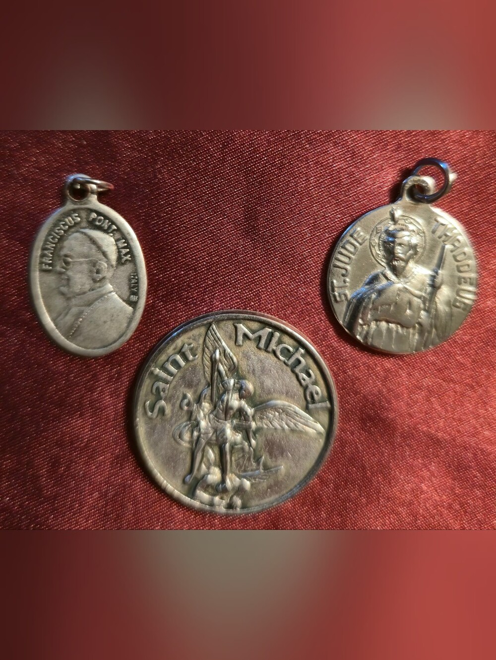 Lot of 3 Catholic Religous Medals